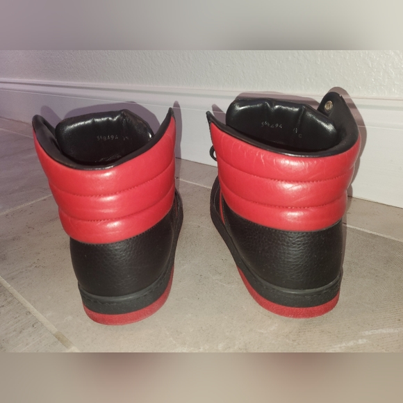 Authentic Gucci men shoes hightop 10 1/2 US - Picture 11 of 14